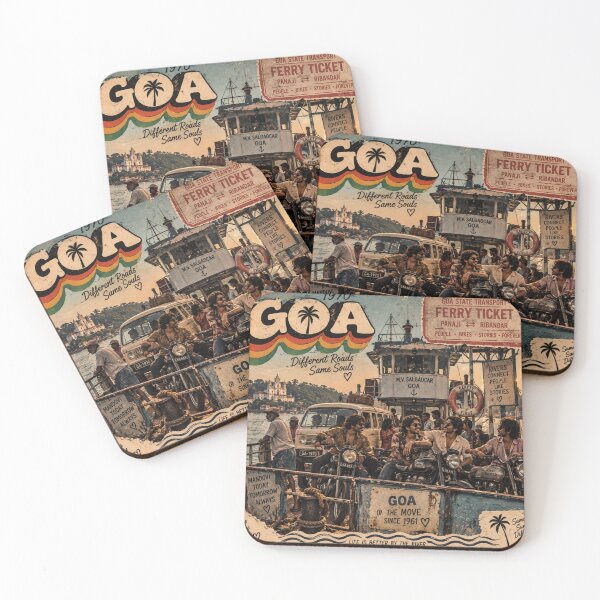 Item preview, Goa 1970 Ferry — Different Roads Same Souls designed and sold by Goanheartprints.