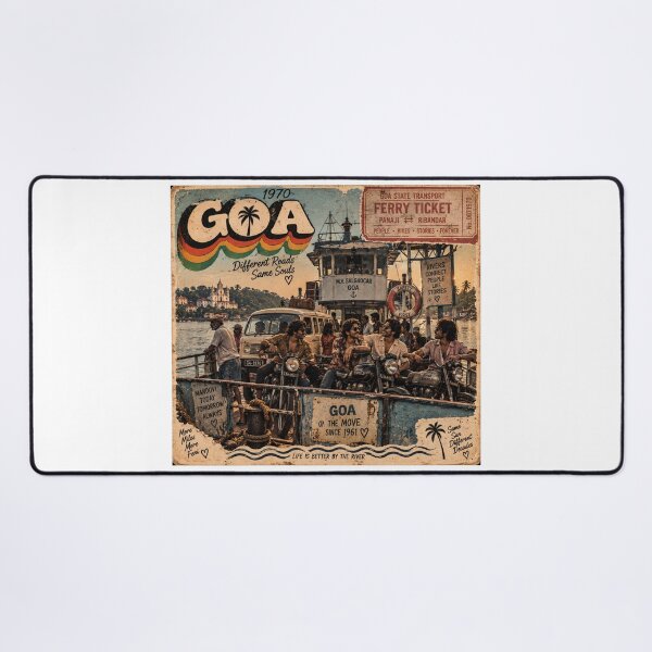 Item preview, Goa 1970 Ferry — Different Roads Same Souls designed and sold by Goanheartprints.
