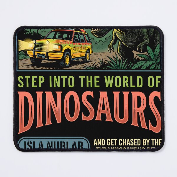 Item preview, Step Into The World Of Dinosaurs – Isla Nublar Vintage Tour Graphic Tee designed and sold by MikeMoreArt.