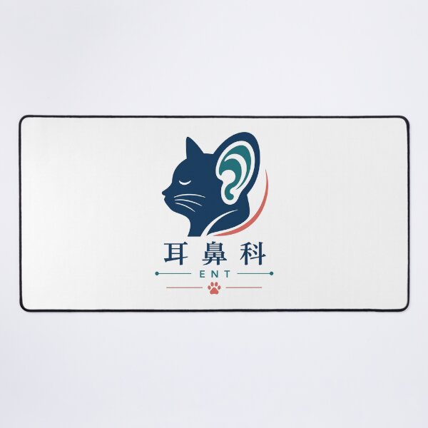 Item preview, ENT Cat Emblem Ear Nose Throat Clinic Logo designed and sold by medicalkinoko.