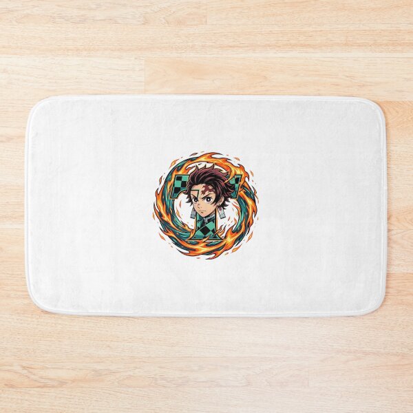Item preview, Tanjiro Kamado Anime Letter T Fire Design Sticker designed and sold by El malah.