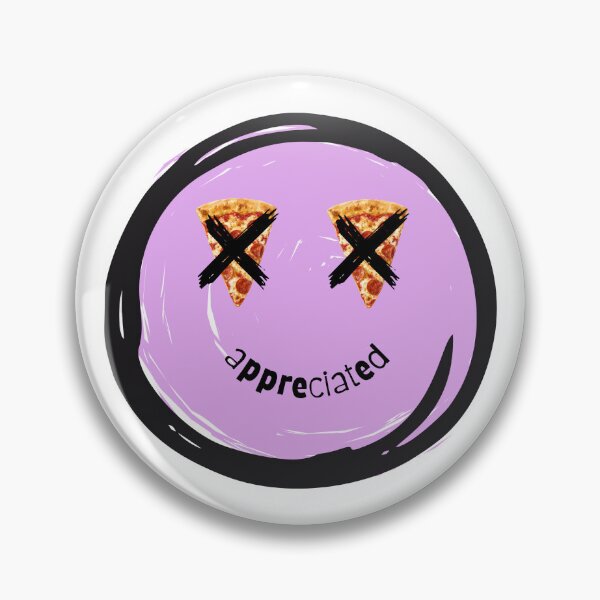 Item preview, Employee Appreciation Purple Smiley Face designed and sold by Dutch Bunny Trading LLC.
