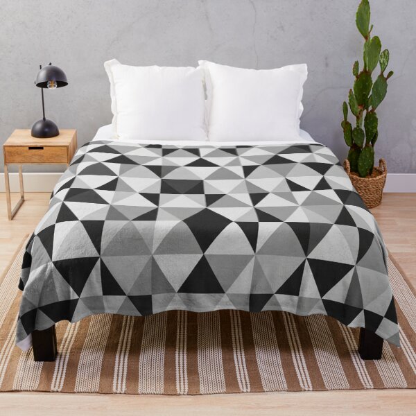 Item preview, Monochrome Geometric Triangle Pattern Modern Minimalist designed and sold by Owcomm.