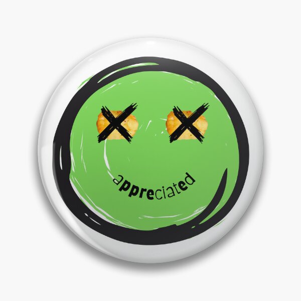 Item preview, Employee Appreciation Green Smiley Face designed and sold by Dutch Bunny Trading LLC.
