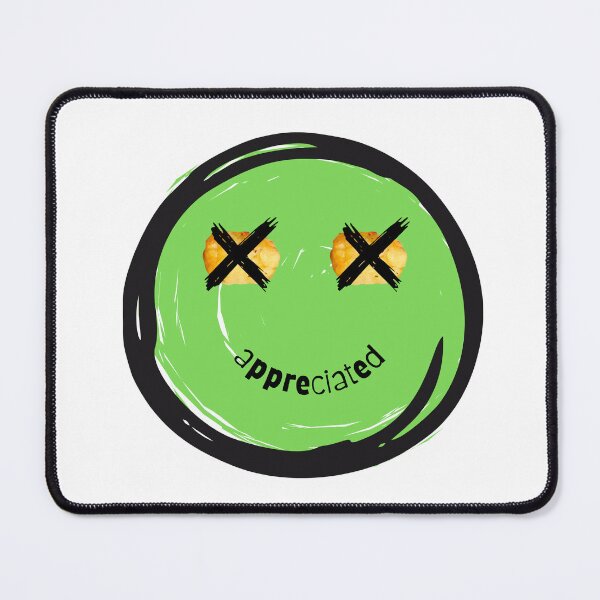 Item preview, Employee Appreciation Green Smiley Face designed and sold by Dutch Bunny Trading LLC.