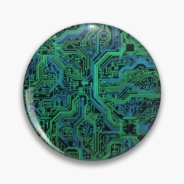 Item preview, Glowing Green Computer Circuit Board Pattern designed and sold by Owcomm.