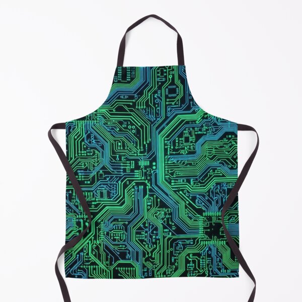 Item preview, Glowing Green Computer Circuit Board Pattern designed and sold by Owcomm.