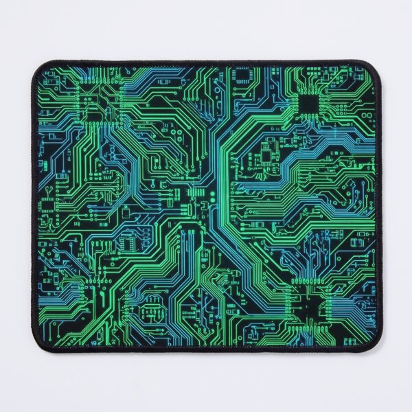 Item preview, Glowing Green Computer Circuit Board Pattern designed and sold by Owcomm.