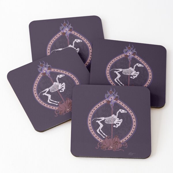 Item preview, Haunted Carousel - Midnight Purple designed and sold by birchandbirdbk.