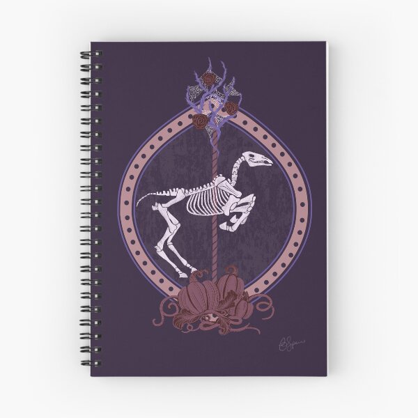 Item preview, Haunted Carousel - Midnight Purple designed and sold by birchandbirdbk.