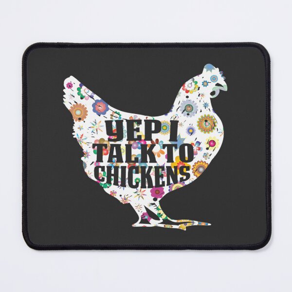 Item preview, Funny Yep I Talk to Chickens Design Farm Animal Lover Gift for Men Women and Kids designed and sold by Marl Tapestry.