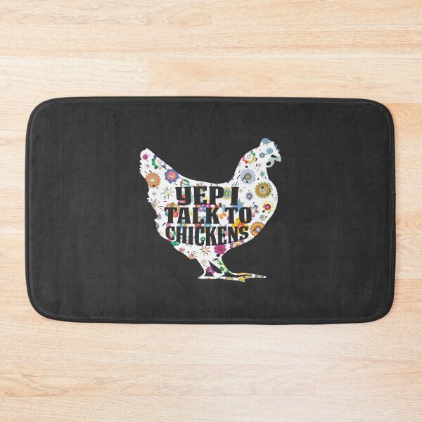 Item preview, Funny Yep I Talk to Chickens Design Farm Animal Lover Gift for Men Women and Kids designed and sold by Marl Tapestry.