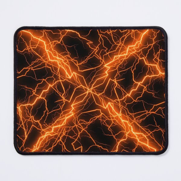 Item preview, Electric Lightning Storm Energy Pattern In Orange designed and sold by Owcomm.