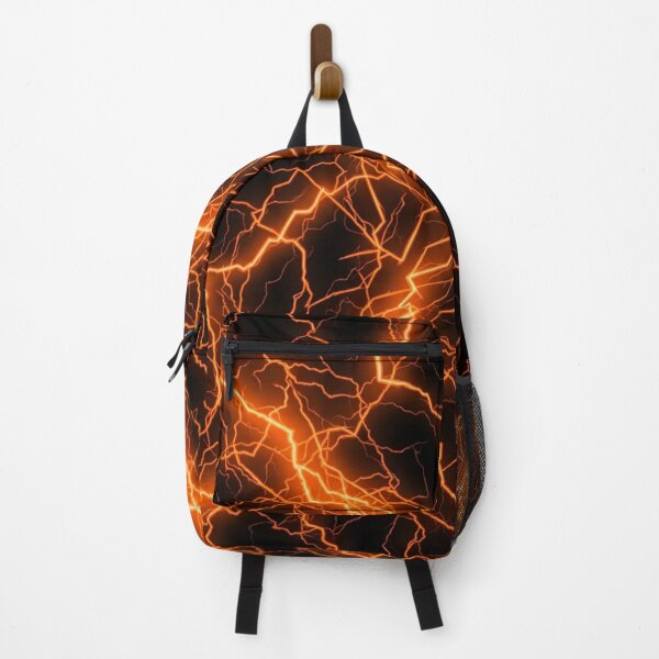 Item preview, Electric Lightning Storm Energy Pattern In Orange designed and sold by Owcomm.