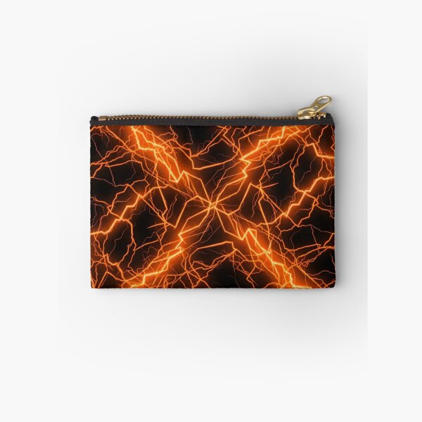 Item preview, Electric Lightning Storm Energy Pattern In Orange designed and sold by Owcomm.