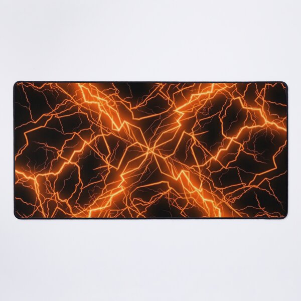 Item preview, Electric Lightning Storm Energy Pattern In Orange designed and sold by Owcomm.