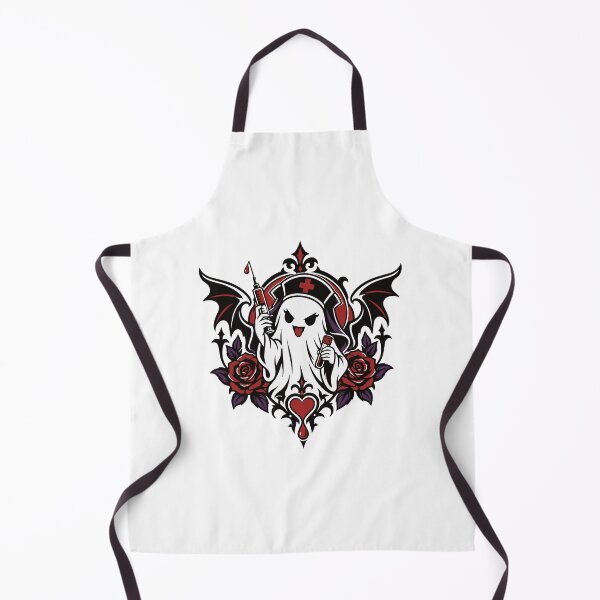 Item preview, Gothic Blood Draw Ghost Nurse Illustration designed and sold by medicalkinoko.