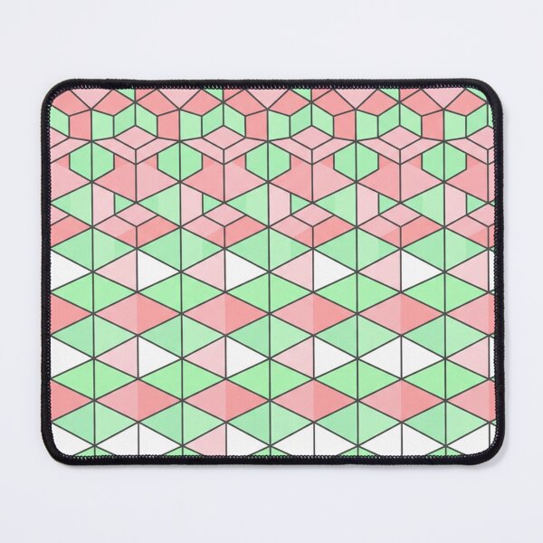 Item preview, Geometric Pink And Green Optical Illusion Pattern designed and sold by Owcomm.