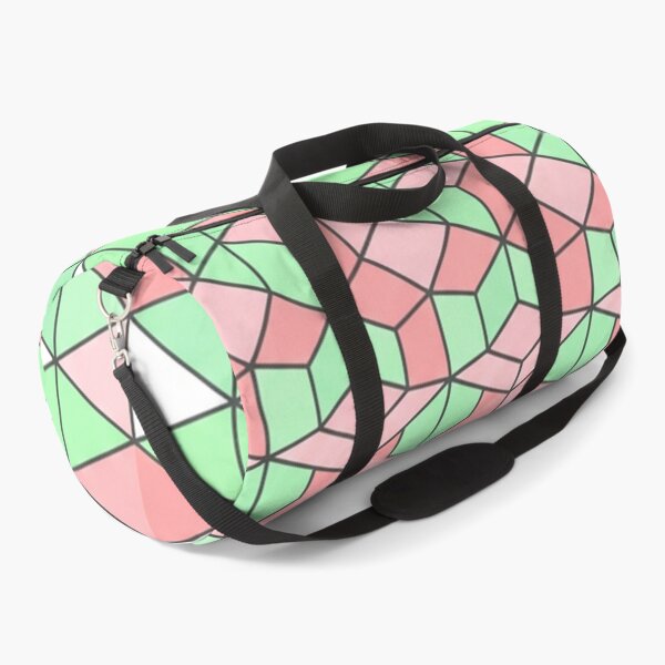 Item preview, Geometric Pink And Green Optical Illusion Pattern designed and sold by Owcomm.