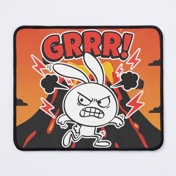Item preview, GRRR! Angry Bunny Cartoon designed and sold by Taridesign.