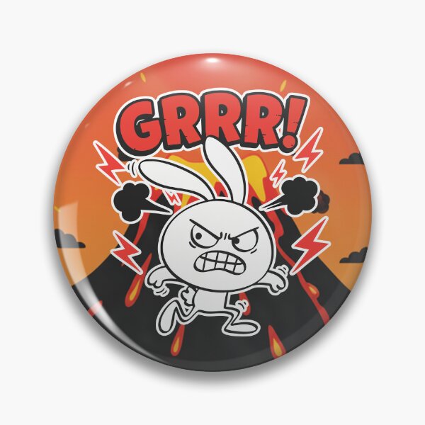 Item preview, GRRR! Angry Bunny Cartoon designed and sold by Taridesign.