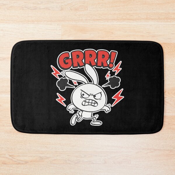 Item preview, GRRR! Angry Bunny Cartoon designed and sold by Taridesign.