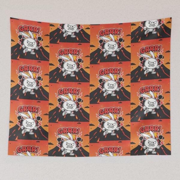 Item preview, GRRR! Angry Bunny Cartoon designed and sold by Taridesign.