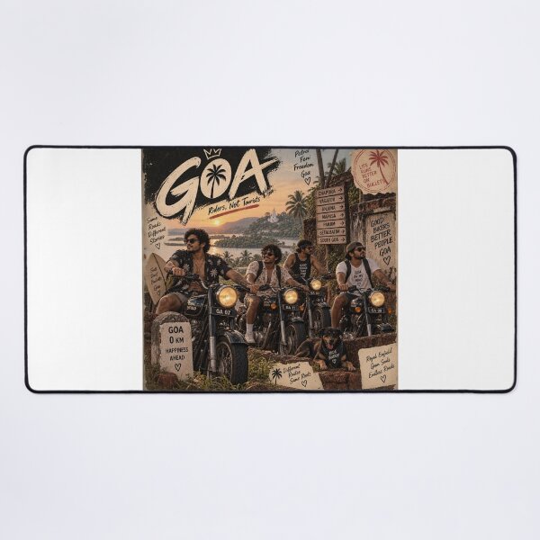 Item preview, Goa Riders — Riders Not Tourists designed and sold by Goanheartprints.
