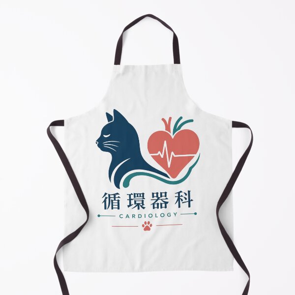 Item preview, Cardiology Cat Emblem Heart Clinic Logo designed and sold by medicalkinoko.