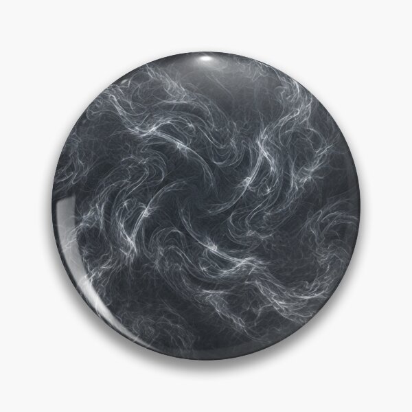 Item preview, Ethereal White Smoke Swirls Pattern On Black designed and sold by Owcomm.