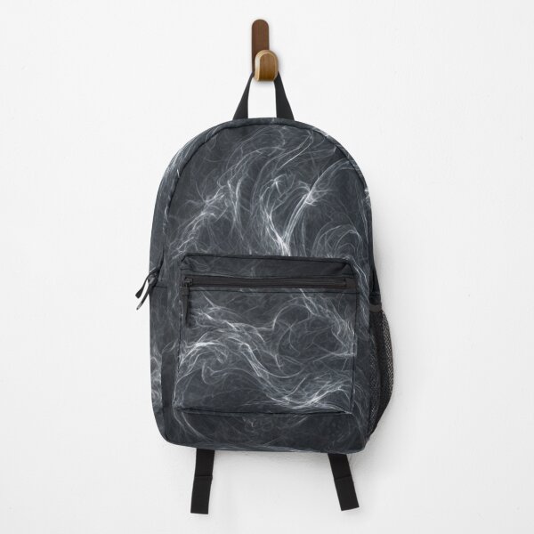 Item preview, Ethereal White Smoke Swirls Pattern On Black designed and sold by Owcomm.