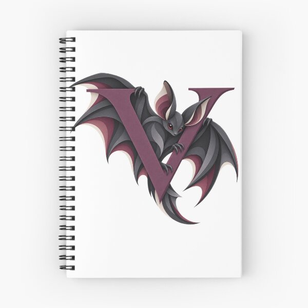 Item preview, V Bat Gothic Alphabet Design designed and sold by tmoca.