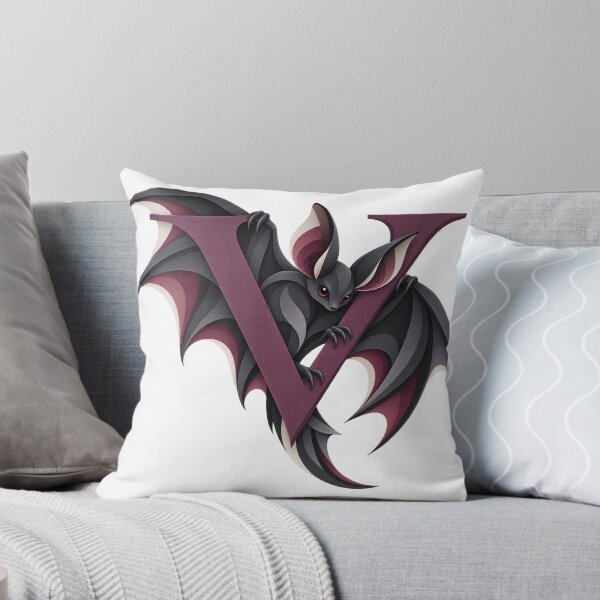 Item preview, V Bat Gothic Alphabet Design designed and sold by tmoca.