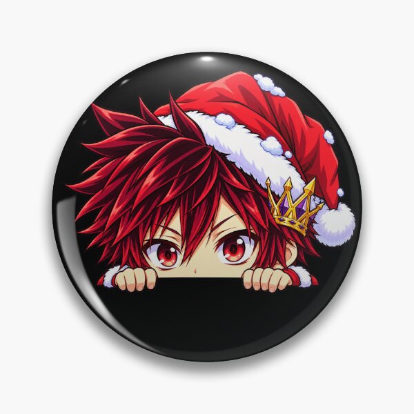 Item preview, Sora No Game No Life Christmas Peeking Face designed and sold by mildaclairmo.