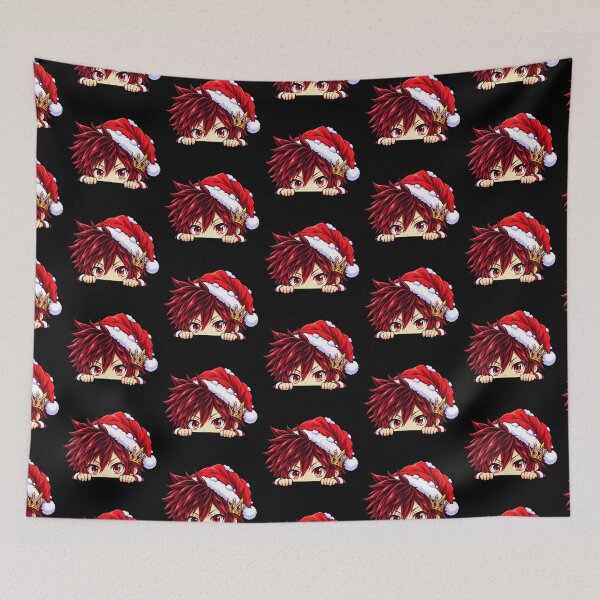 Item preview, Sora No Game No Life Christmas Peeking Face designed and sold by mildaclairmo.