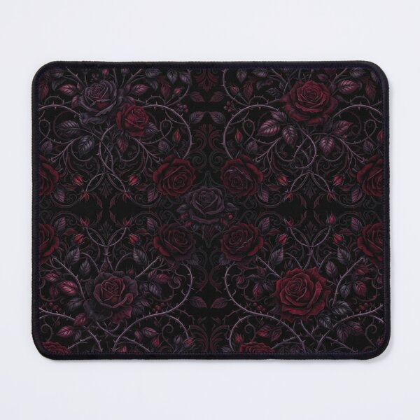 Item preview, Dark Gothic Red Roses Floral Pattern designed and sold by Owcomm.