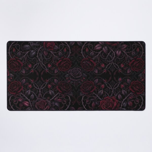 Item preview, Dark Gothic Red Roses Floral Pattern designed and sold by Owcomm.