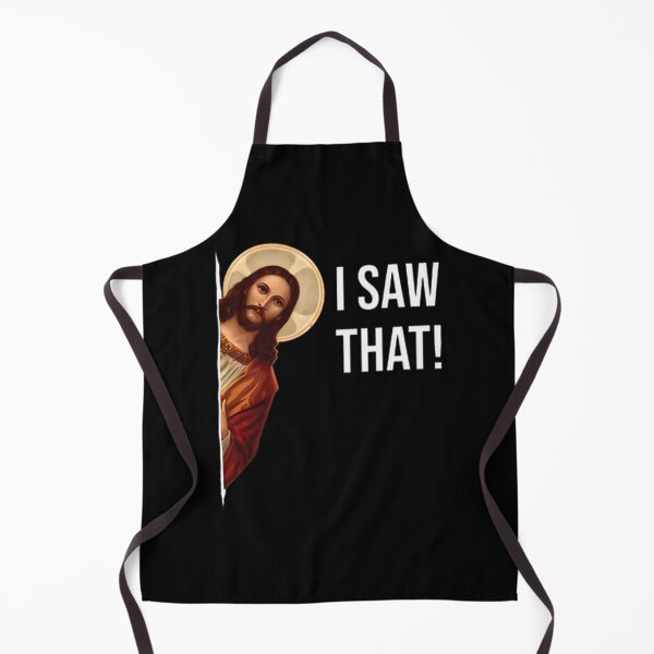 Item preview, Funny Jesus Meme Design with I Saw That Text for Humor and Inspiration designed and sold by creativecommune.