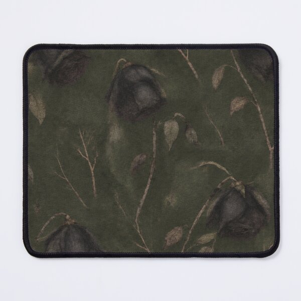 Item preview, Dark Roses Gothic Botanical Pattern designed and sold by mycute-stickers.