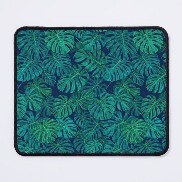 Item preview, Tropical Monstera Leaf Pattern Dark Green designed and sold by Owcomm.