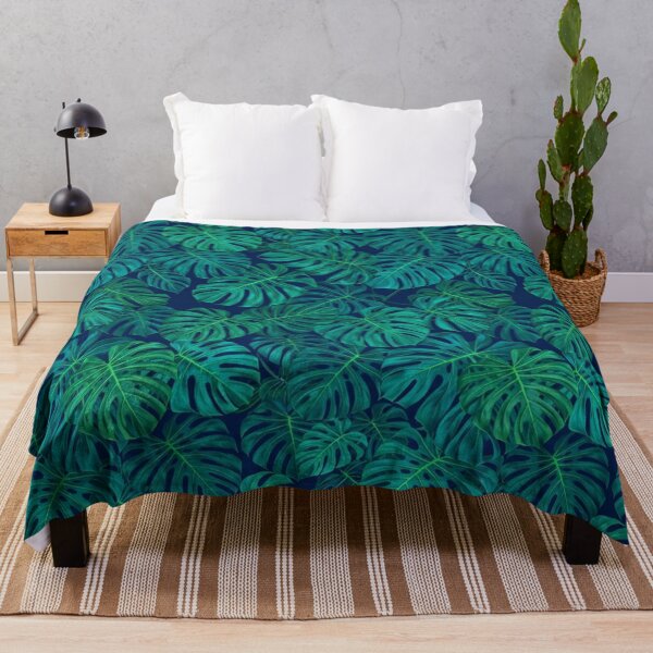 Item preview, Tropical Monstera Leaf Pattern Dark Green designed and sold by Owcomm.