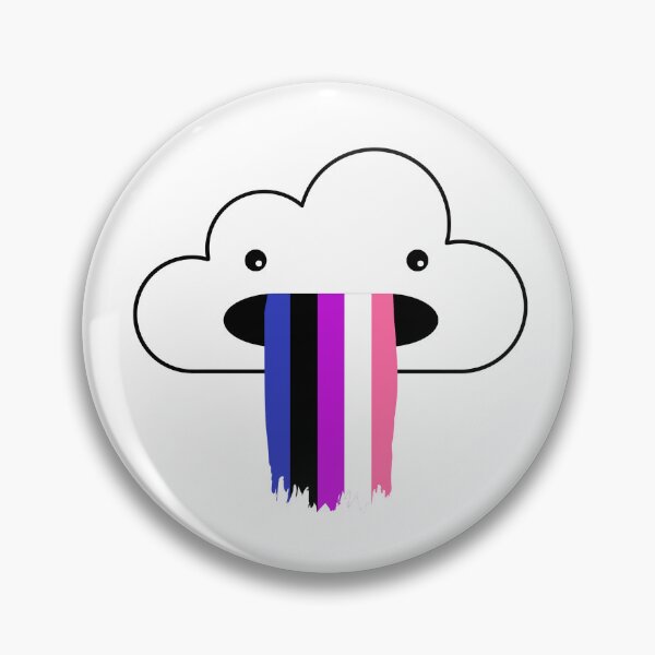 Item preview, Genderfluid Barfing Cloud designed and sold by Dutch Bunny Trading LLC.