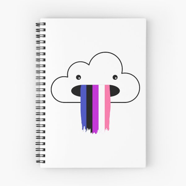 Item preview, Genderfluid Barfing Cloud designed and sold by Dutch Bunny Trading LLC.