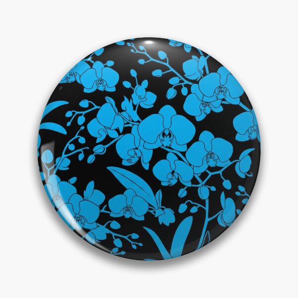 Item preview, Vibrant Blue Orchid Floral Pattern designed and sold by Owcomm.