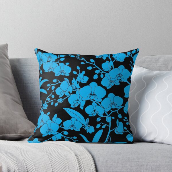 Item preview, Vibrant Blue Orchid Floral Pattern designed and sold by Owcomm.