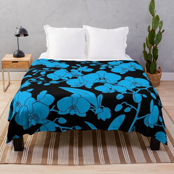 Item preview, Vibrant Blue Orchid Floral Pattern designed and sold by Owcomm.