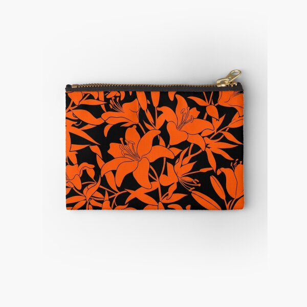 Item preview, Vibrant Orange Lily Floral Pattern designed and sold by Owcomm.