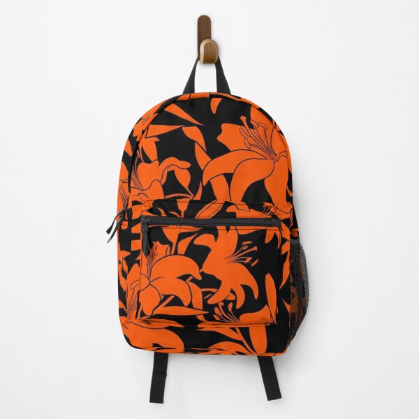 Item preview, Vibrant Orange Lily Floral Pattern designed and sold by Owcomm.