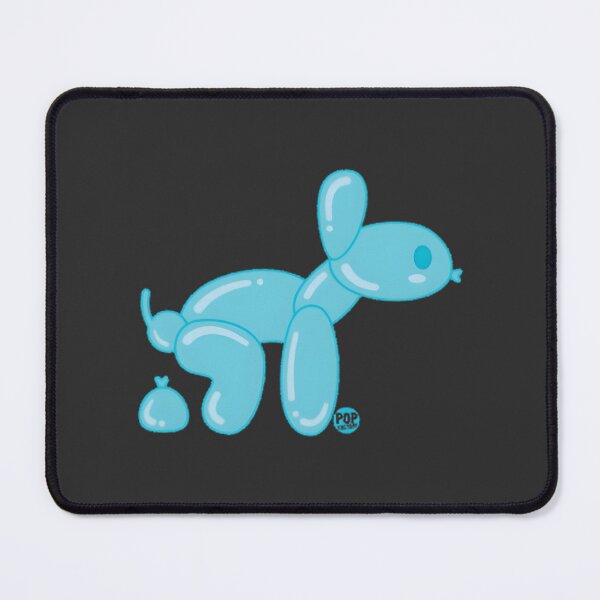 Item preview, Cute Balloon Dog Holding a Playful Poop Illustration Design designed and sold by creativecommune.