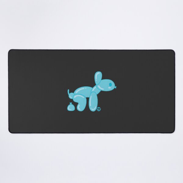 Item preview, Cute Balloon Dog Holding a Playful Poop Illustration Design designed and sold by creativecommune.